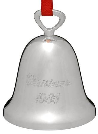 Silverplate Christmas Bell Christmas 1986 - No Box