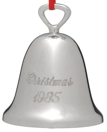Silverplate Christmas Bell Christmas 1985 - No Box