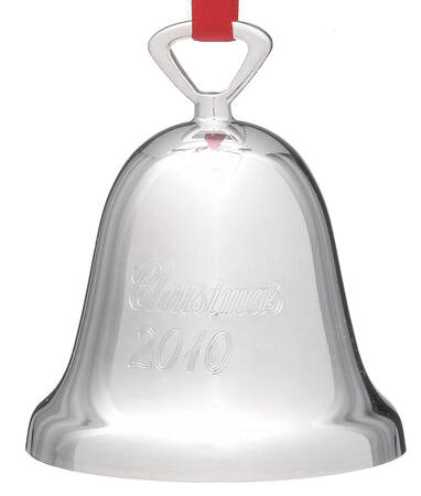 Silverplate Christmas Bell Christmas 2010 - Boxed