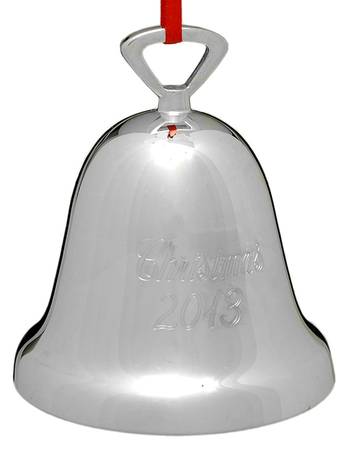 Silverplate Christmas Bell Christmas 2013 - No Box