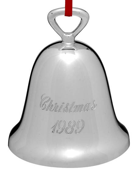 Silverplate Christmas Bell Christmas 1989 - No Box