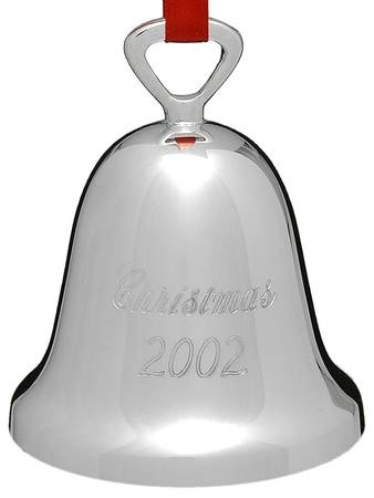 Silverplate Christmas Bell Christmas 2002 - Boxed