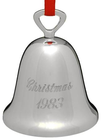 Silverplate Christmas Bell Christmas 1983 - No Box