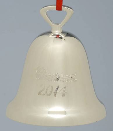 Silverplate Christmas Bell Christmas 2014 - Boxed