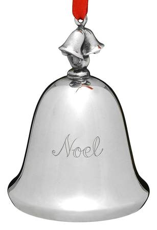 Noel-Musical Bell Silver Bells - Boxed