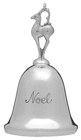 Noel-Musical Bell Joy To The World-Reindeer - No Box