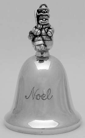 Noel-Musical Bell Let It Snow-Snowman - Boxed