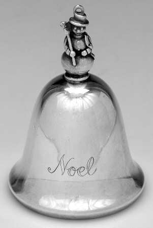 Noel-Musical Bell Jingle Bells-Snowman - Boxed