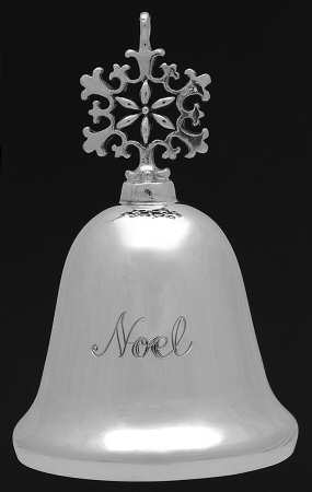 Noel-Musical Bell Silent Night-Snowflake - Boxed