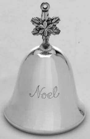 Noel-Musical Bell Oh Holy Night-Snowflake - Boxed