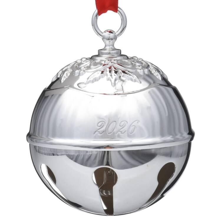 Holly Bell Ornament by Reed &amp; Barton