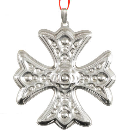 Christmas Cross-Sterling 1975-Sterling Cross - No Box