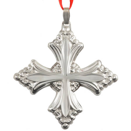 Christmas Cross-Sterling 1991-Sterling Cross - No Box