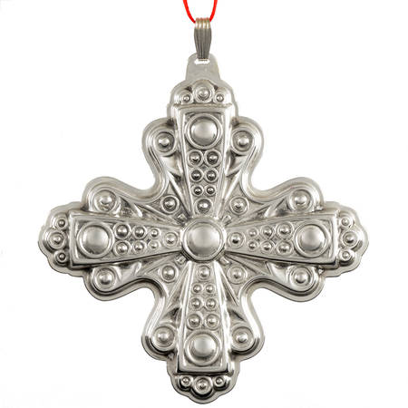 Christmas Cross-Sterling 1972-Sterling Cross - Boxed