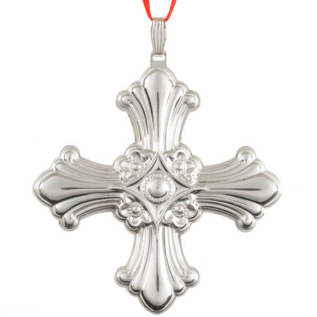 Christmas Cross-Sterling 1985-Sterling Cross - No Box