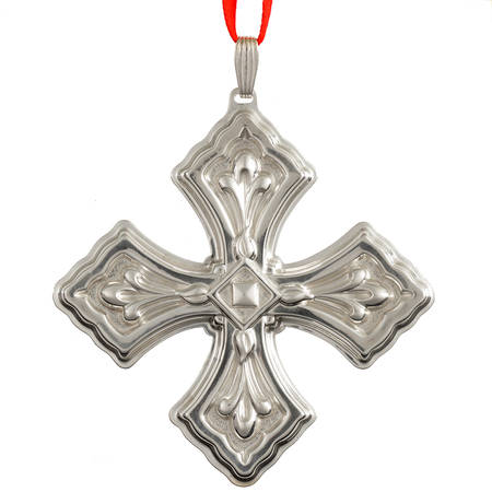 Christmas Cross-Sterling 1981-Sterling Cross - No Box