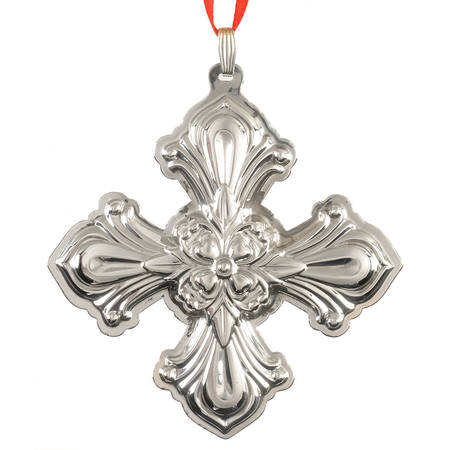 Christmas Cross-Sterling 2000-Sterling Cross - Boxed