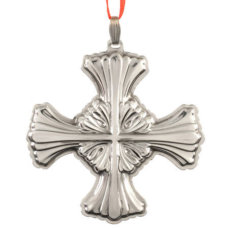 Christmas Cross-Sterling 1992-Sterling Cross - Boxed