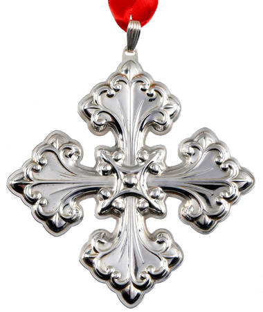 Christmas Cross-Sterling 2013-43rd Edition Sterling Cross - Boxed