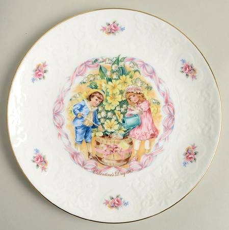 Valentines Day Plate With Loving Care - No Box