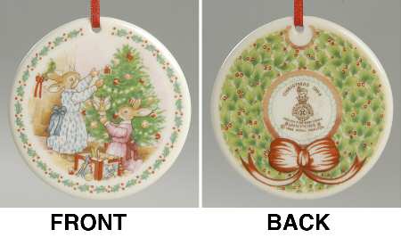 Bunnykins Annual Ornaments by Royal Doulton