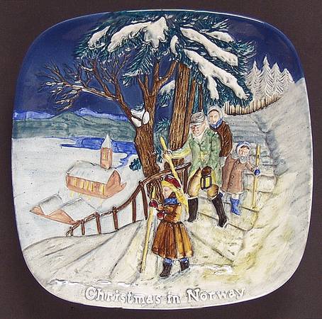 Beswick Christmas Around The World Christmas In Norway - Boxed