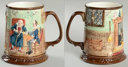 Christmas Carol Tankards by Royal Doulton