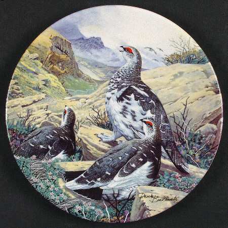 The Braithwaite Game Bird Collection Flock Of Ptarmigan - Boxed