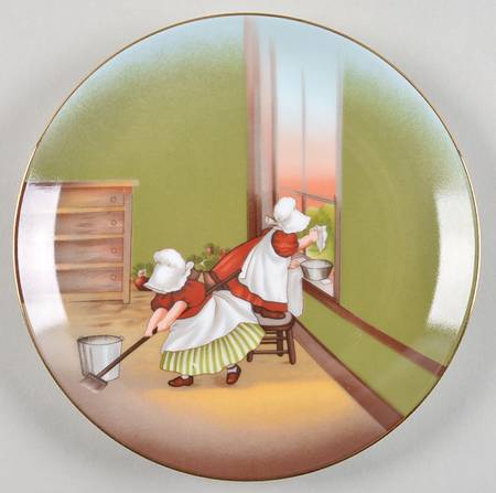 Sunbonnet Babies Thursday-Scrubbing Day - No Box