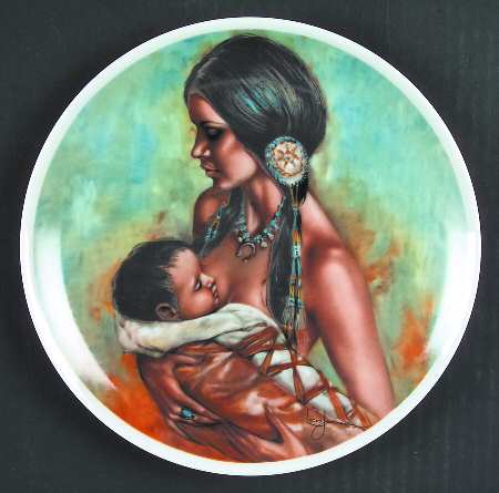Mothers Day Plate Young Americans #3 - Boxed