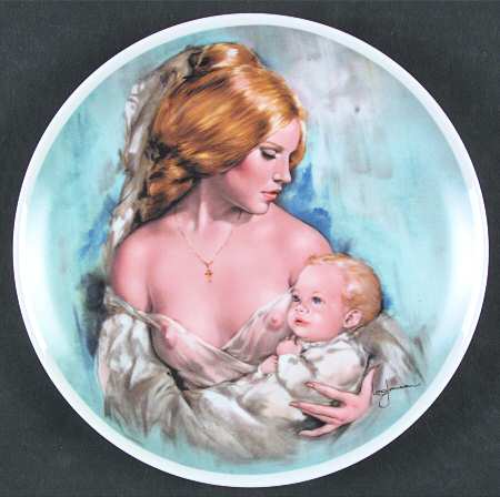 Mothers Day Plate Young Americans #4 - No Box