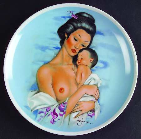 Mothers Day Plate Young Americans #5 - Boxed