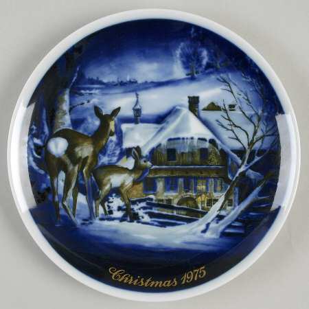 Royal Bayreuth Christmas Forest Chalet Serenity - No Box