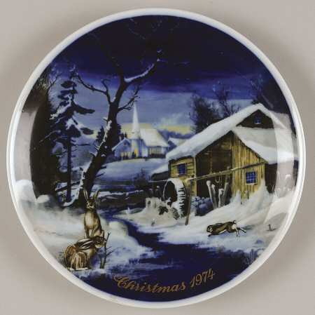 Royal Bayreuth Christmas Old Mill - Boxed