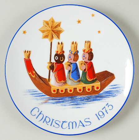 Christmas Plate The Three Wise Men - No Box