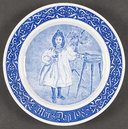 Mother's Day Plate Little Girl - No Box