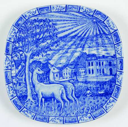 Rorstrand Christmas Plate Nils In Holland - No Box