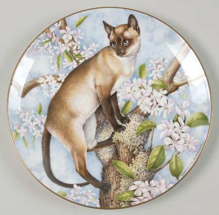 Feline Favourites Siamese & Apple Blossom - Boxed
