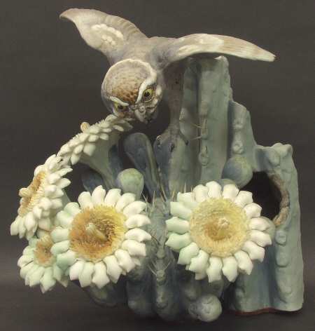 Doughty American Birds Elf Owl & Saguaro - Boxed