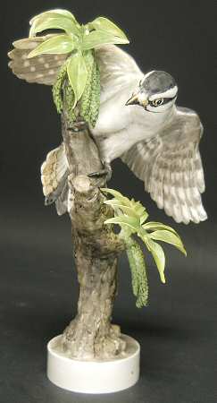Doughty American Birds Hen-Downy Woodpecker & Pecan - Boxed