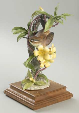 Doughty American Birds Hen-Bewick's Wren & Yellow Jasmine - No Box