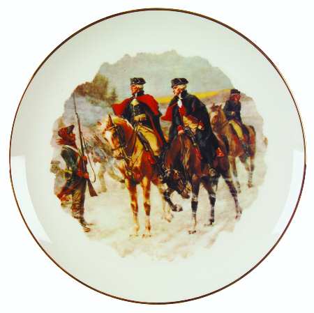 Ridgewood Bicentennial Washington And Lafayette At Valley Forge - With Box by Ridgewood