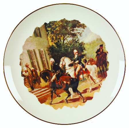 Ridgewood Bicentennial Washington And Rochambeau At Mt Vernon - No Box by Ridgewood