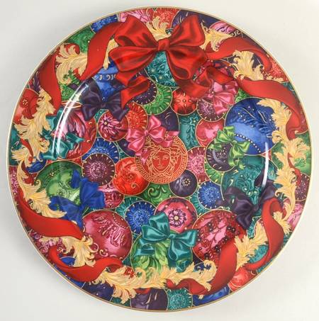 Versace Christmas Plates Reflections Of Holidays - No Box