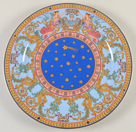 Versace Christmas Plates Nativity - No Box
