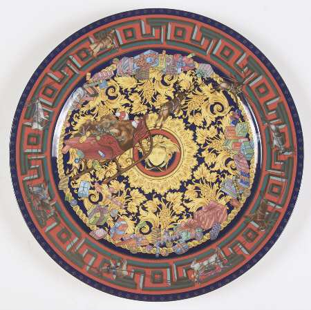 Versace Christmas Plates Christmas Glory - Boxed