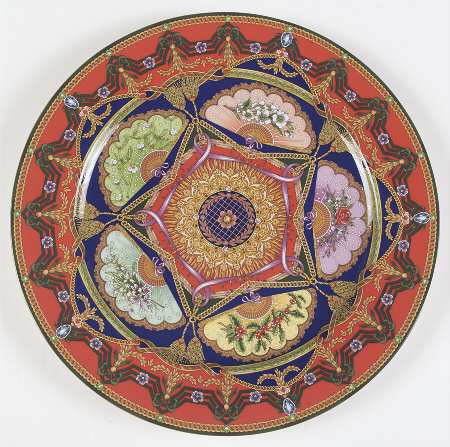 Versace Christmas Plates Peace - No Box