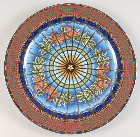 Versace Christmas Plates Silent Night - No Box
