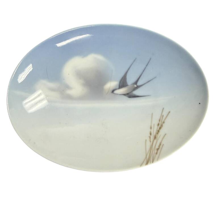 Royal Copenhagen Giftware Ashtray-Bird, Clouds - No Box