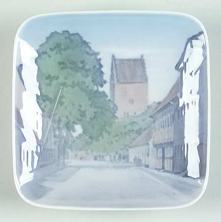 Royal Copenhagen Giftware Square Tray Koge - No Box
